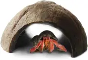 Hermit Crab Huts, 5X3 Inches, Arthropod'S Coconut Hide, Spacious Coco Tunnel, Us