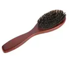 Women Natural Boar Bristle Hair Comb Anti-static Paddle Massage Scalp Brush
