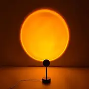 Rainbow Sunset Projection Lamp LED Modern Romantic Night Light Decoration AU(Sunset)