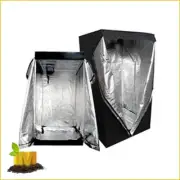 2x Hydroponics Grow Box Grow Tent Grow Room 0.9x0.5x1.6m Indoor Growers Grow Lab