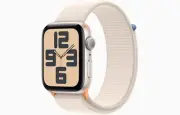 Apple Watch SE 2nd Gen GPS 44mm Starlight Aluminium Case Starlight Sport Loop