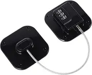 POPETPOP Adhesive Digital Password Fridge Lock Multi Functional Cabinet Lock Black Mini Fridge Safety Durable Heat Resistant for Secure Storage and Easy Installation