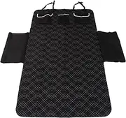 Dog Car Seat Cover, Nonslip ScratchProof Pet Bench Seat Covers, Universal Pet Protector Accessories, Washable Backseat Protection for Cars Trucks SUVs Small Large Dogs