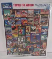 White Mountain, Travel the World, Jigsaw Puzzle, 550 Larger Pieces 24 x 30 NIB