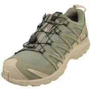 Salomon Xa Pro 3d Gore-tex Unisex Running Trainers in Green White Pepper