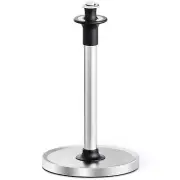 VEHHE Paper Towel Holder Countertop Silver Paper Towel Holder Stand with Spri...