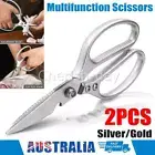 2x Japanese Heavy Duty Stainless Steel Kitchen Scissors Shears Fish Chicken Bone