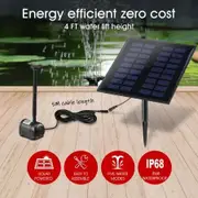 5W 5 Water Effects Garden Solar Foutain Water Pump For Pond,Birdbath,Waterfall,Pool,Lawn