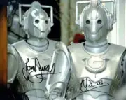 Doctor Who Autograph: JON DAVEY & ADAM SWEET (Rise of the Cybermen) Signed Photo