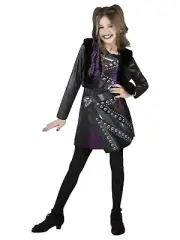 Girls Shadow High Naomi Storm Dress Costume & Clip In Hair Extension