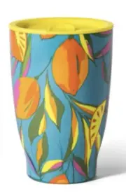 Tabitha Brown Steel Tumbler 12oz Aqua Citrus Tropical NEW Wine