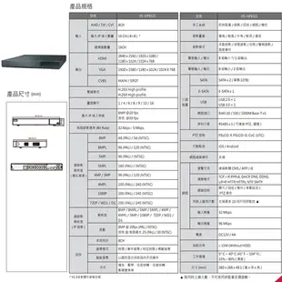 昌運監視器 昇銳 HS-HP8321 (HS-HV8321) 8MP 8路 PTZ 同軸帶聲DVR多合一錄影主機 雙硬碟