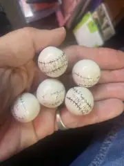 5 HOMERUN BASEBALL Dubble Bubble 1" Bulk Vending Machine Gumballs Winner Balls