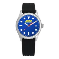 在飛比找Yahoo奇摩購物中心優惠-D2 RACING SPORT極限競技紳士賽車腕錶 (藍面/