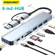 5Gbps USB 3.0 HUB USB C HUB USB C Docking Station High Speed Splitter Multiport