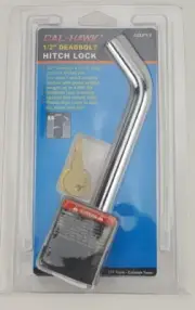 1/2" Deadbolt Hitch Lock with 2 Keys- IN STOCK AND READY TO SHIP