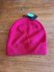 New Cynthia Rowley Wool Blend Beanie Red