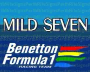 Mild Seven Benetton F1 Sticker 100mm length | toolbox-window-laptop + Set of 2