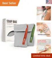 Eco-Friendly 2-Pack Bath Exfoliating Soap Saver Bags for All Skin Types