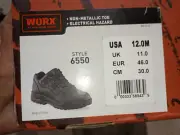 Men's WORX Red Wing Work Shoes 6550 + FREE Crocs Literide pacer shoe, size 12