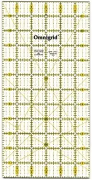 Dritz R12 Omnigrid Quilter's Ruler-6"X12"