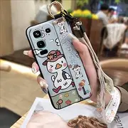 Phone Case Compatible with infinix Note50 4G/Note50 Pro 4G/X6858, Silicone Shockproof Kickstand Anti-dust Phone Holder Lanyard Durable Cute