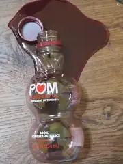 POM Pomegranate Juice Bottle Handmade Fake Spill