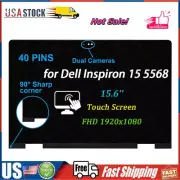 For Dell Inspiron 15 5568 5578 5579 LCD Display Touch Screen Digitizer Assembly