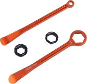 Portable Motorcycle Tire Iron Spoon Set - 10-32MM Size Range, Lightweight