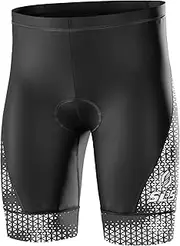 [SLS3] Mens Triathlon Shorts FX | 2 Pocket Tri Short | Black | Great Durability and Fit | Tri-Shorts with Soft Chamois for Men | German Designed