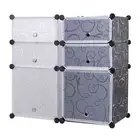 4 Colors Bedside Table Cabinet Lamp Shelf Side Nightstand Unit Storage Table