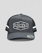 [Ringers Western] Ringers Western Men's Banks Trucker Cap in Charcoal One Size Charcoal