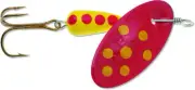 Panther Martin 6PMSP-R In-Line Spinner, #6, 1/4 oz, Spotted Red