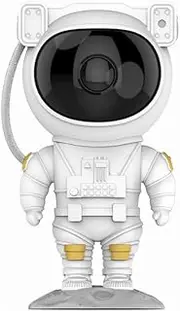 Astronaut Galaxy Star Projection Lamp Night Light Sky Starry Nebula Lamp Birthday Gift Bedroom and Ceiling Projector, Best Gifts for Children and Aesthetic Hoom Decor for Gaming Room (White)