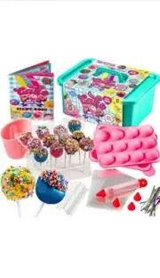 Cake Pop Craze Kit, Kids Baking Set, with Cake Pop Mold, Kit Stand and Gift Bags
