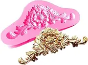Silicone Relief Mold | Baroque Fondant Mold, Embossed Chocolate Silicone Molds,Baroque Silicone Molds, Royal Floral Vine Molds, Embossed Fondant Molds for Cake Cupcake, Cookies, Candy, Sugar Astray