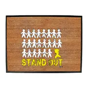 Stand Out Woman - Funny Novelty Doormat Man Cave Floor mat