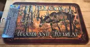 Polyester Fiber Door Mat "Welcome to Our Woodland Retreat" PVC Backing 017-1860