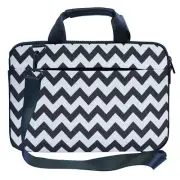 12 inch Printed Canvas Laptop Messenger Bag Carrying Case Briefcase Handbag 3093
