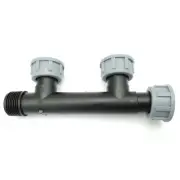 Tavlit 1" Swivel Irrigation Solenoid Valves Manifold 2 outlets