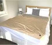 Radia Smart® EMF Shielding Bed Blanket, Exra Large Blanket, Organic Cotton, Shielding Bed Sheet 57"x78"