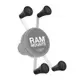 美國RAM 防滑橡膠小帽 X戰警千足蟲背夾專用皮套軟帽原裝正品配件