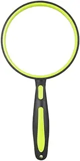 Aswalling 1 Piece Portable Green Magnifying Glass 110mm Diameter Lens is Suitable for Reading Books and Newspapers for The Elderly High Definition Easy to Use