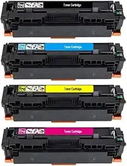 TopBanana's - 416X W2040X-W2043X (Pack of 4 - Black, Cyan, Yellow, Magenta) Replacement Toner Cartridge with New Chip for HP Printers M479fdw, M479fdn, M479dw, M479, M454nw, M454dw, M454dn, M454