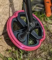 Minelab Equinox or CTX 6" Coil Bumper- Contoured Rubber Guard.~ T-PINK ~