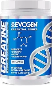 Evo Creatine Monohydrate Powder 300 g, Unflavoured (60 Servings)