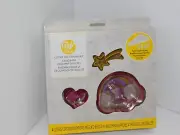 Wilton Cookie Cutters Rainbow Decorating Unicorn Shooting Star Heart Kit