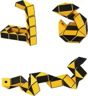 Snake Magic Speed Cube Speed Twist Brain Puzzle Cube Brain Teaser Toys for ADD A