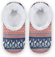 [Caihoyu] Kids Girls Boys Closed Back House Slippers Coral Fleece Anti-Slip Rubber Sole Comfy Slippers Home Indoor