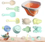 Beach Toys for Kids, Sand Pit Toys with Folding Bucket and Spade Beach Set, Beac